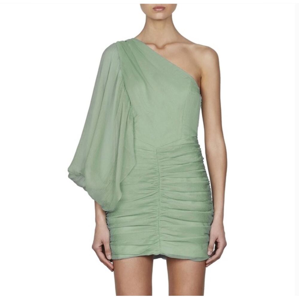 Shona Joy Dresses Shona Joy Desi One Shoulder Ruched Mini Dress